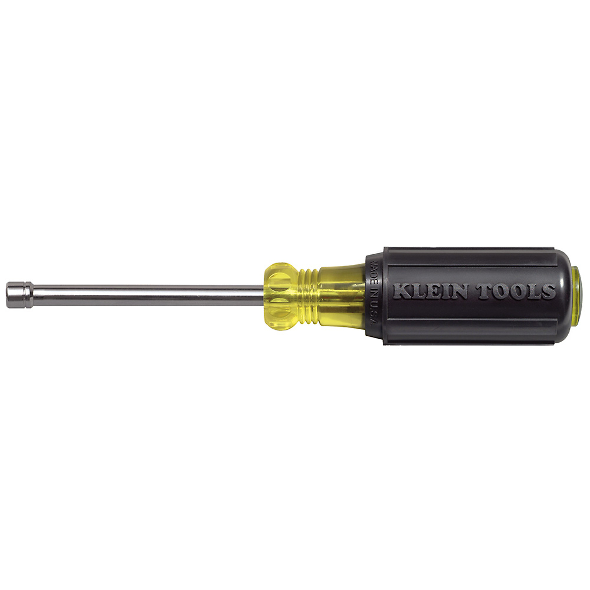 Klein Tools Nut Driver — 4mm, 3in. Hollow Shaft, Cushion-Grip, Model# 630-4MM